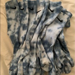 Nike tiedye socks